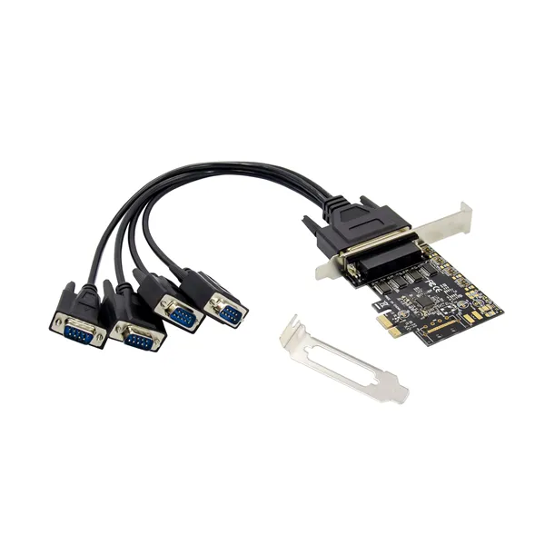 Controladora Pcie Conceptronic 4 Puertos Serie Compatible Low Profile