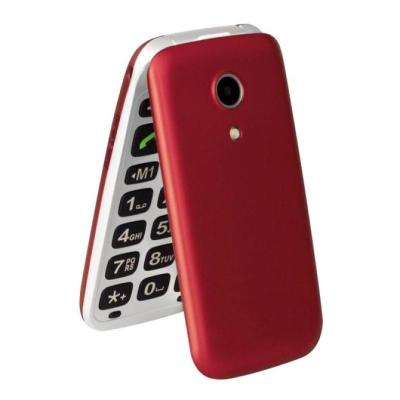 Teléfono Móvil Telefunken TM 210 para Personas Mayores/ Rojo Izy