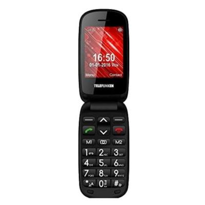 Teléfono Móvil Telefunken TM 250 para Personas Mayores/ Negro