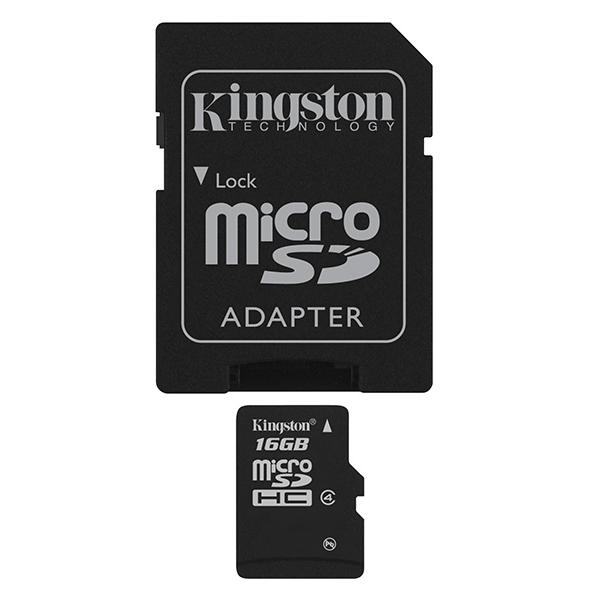 Kingston Technology SDC4/16GB memoria flash MicroSDHC Clase 4