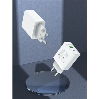 Cargador de Pared Vention FBBW0-EU/ 1xUSB Tipo-C/ 1x USB/ 20W