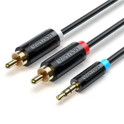 Cable Estéreo Vention BCLBG/ Jack 3.5 Macho - 2x RCA Macho/