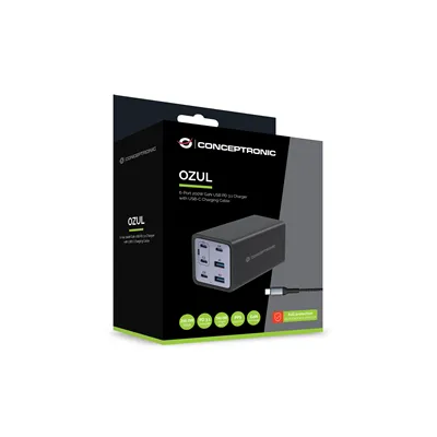 Cargador Conceptronic 200w. Usb-cx4 Usb-ax4 Quickcharge 3.0 Pd