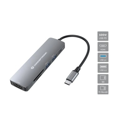 Docking Usb-c Conceptronic Donn11 A 1xhdmi 1xusb-c Pd 100w