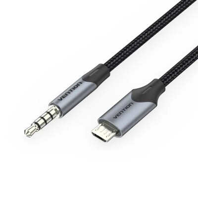 Cable Audio Vention BDGBG/ MicroUSB Macho - Jack 3.5 Macho/