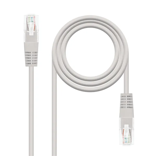 Cable de Red RJ45 UTP Nanocable 10.20.1303 Cat.6/ 3m/ Gris