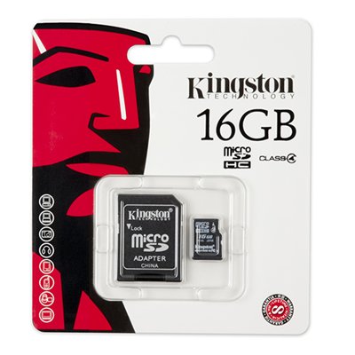 Kingston Technology SDC4/16GB memoria flash MicroSDHC Clase 4