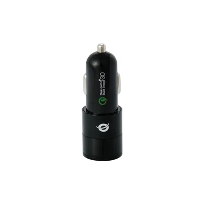 Cargador De Coche Conceptronic Carden02b Usb-c + Usb A 5v/2.4a