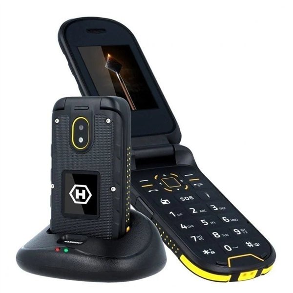 myPhone Hammer Bow 6,1 cm (2.4") 120 g Negro, Amarillo Teléfono con cámara