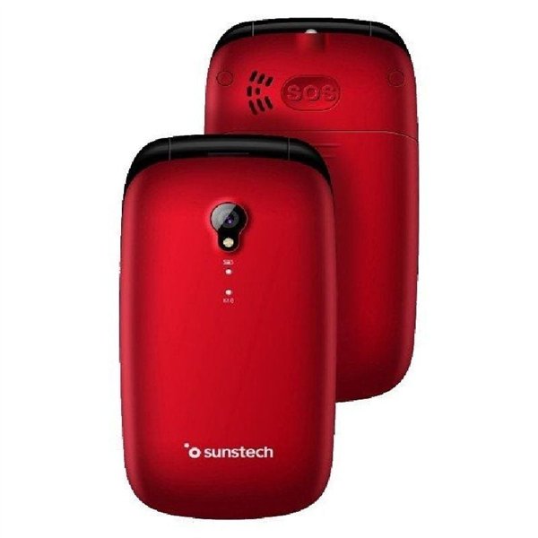 Sunstech CELT17 6,1 cm (2.4") 68 g Negro, Rojo Característica del teléfono