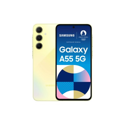 Smartphone Samsung Galaxy A55 8GB/ 128GB/ 6.6'/ 5G/ Amarillo