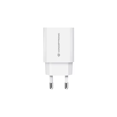 Cargador De Pared Conceptronic Usb-c 20w Pd 3.0 Color Blanco