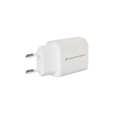 Cargador De Pared Conceptronic Usb-c 20w Pd 3.0 Color Blanco