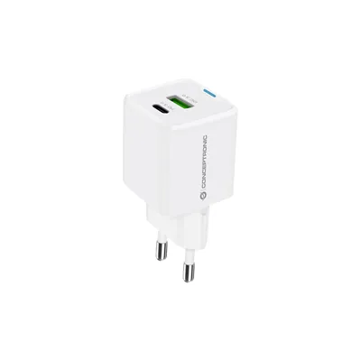 Cargador De Pared Conceptronic Usb-c X1 Usb-ax1 Quickcharge 3.0