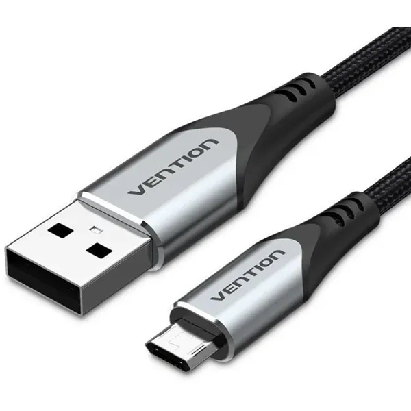 Cable USB 2.0 Vention COCHD/ USB Macho - MicroUSB Macho/ 480Mbps/ 50cm/ Negro