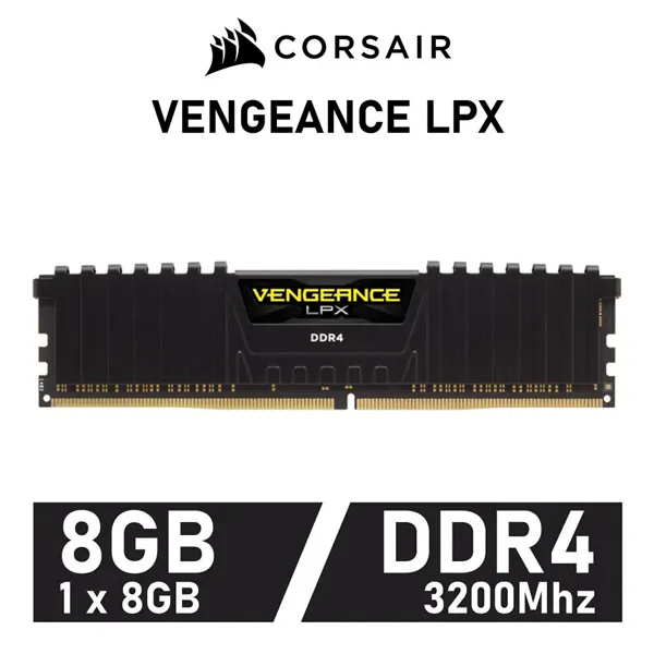 Corsair Vengeance LPX 8GB DDR4 3200MHz 1.35v CL16 - Módulo RAM de PC