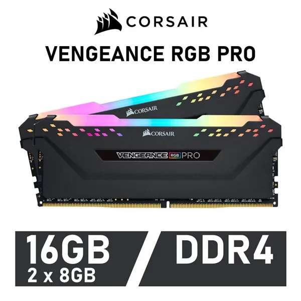 Corsair Vengeance RGB PRO KIT 16GB DDR4 3000MHz 1.35v CL15 2x 8GB - Módulo RAM de PC