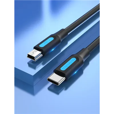 Cable USB 2.0 Tipo-C Vention COWBG/ USB Tipo-C Macho - MiniUSB