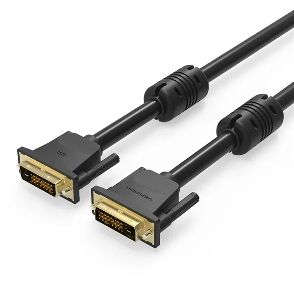 Cable DVI Vention EAABG/ DVI-D Macho - DVI-D Macho/ 1.5m/ Negro