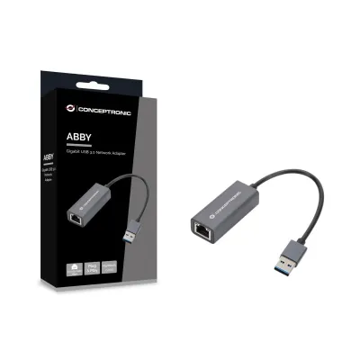 Conceptronic ABBY08G Adaptador de RED Gigabit RJ45 a USB 3.0