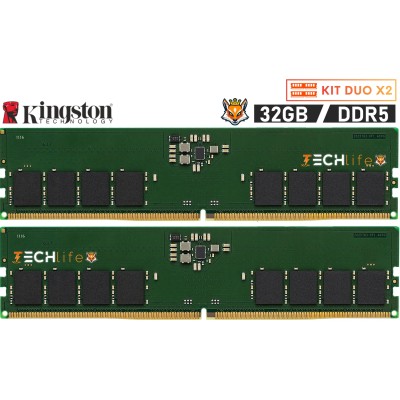 Kingston Value KIT 32GB DDR5 4800MHz 1.1V CL40 ( 2x16GB )