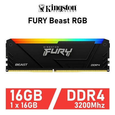 Kingston FURY Beast RGB 16GB DDR4 3200MHz CL16