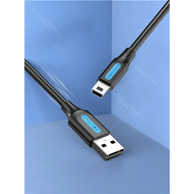 Cable USB 2.0 Vention COMBI/ USB Macho - MiniUSB Macho/ Hasta