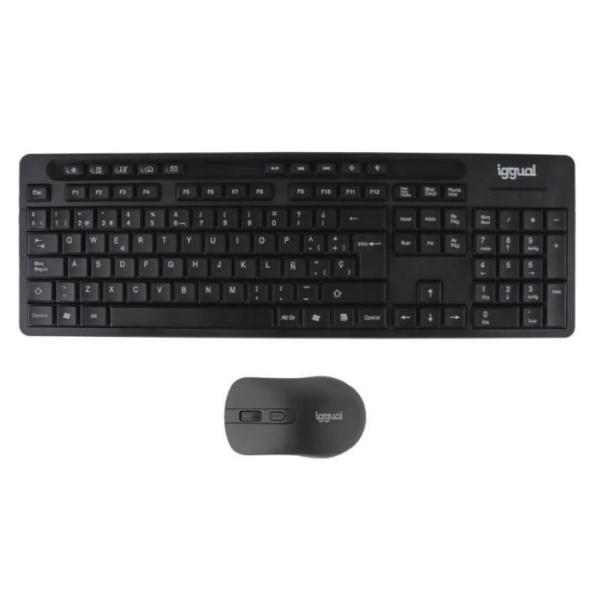 Iggual kit teclado ratón inalámbrico wmk-business2