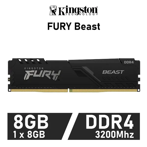 Kingston FURY Beast 8GB DDR4 3200MHz 1.35V CL16