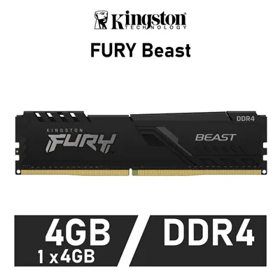 Kingston FURY Beast 4GB DDR4 2666MHz 1.2V CL16