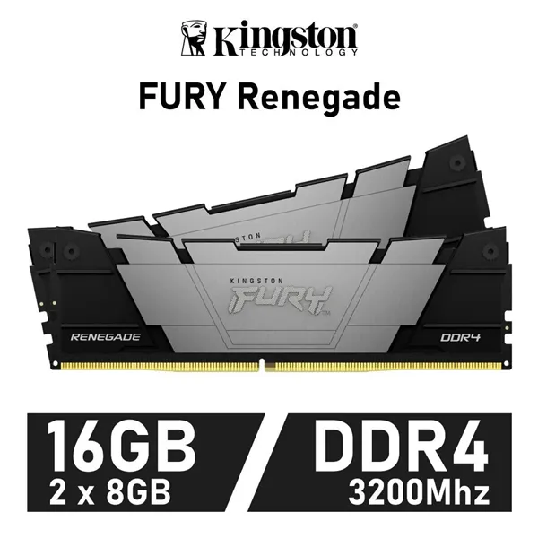 Kingston FURY Renegade KIT 16GB DDR4 3200MHz 1.35v CL16 (2x8GB)