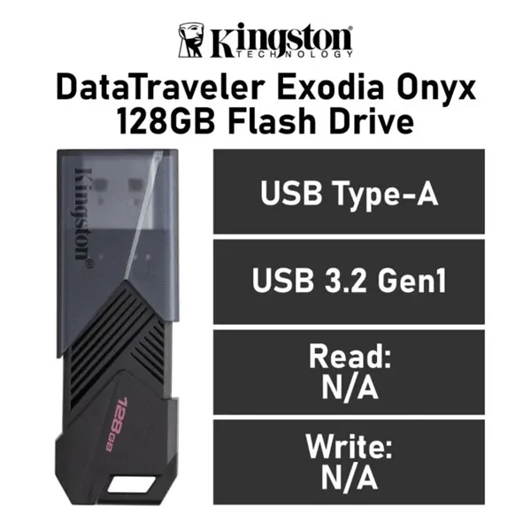 Kingston DT Exodia Onyx 128GB Memoria USB 3.0