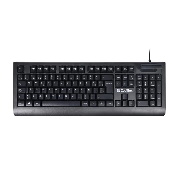 CoolBox COO-TEC04DNI teclado Oficina USB QWERTY Español Negro