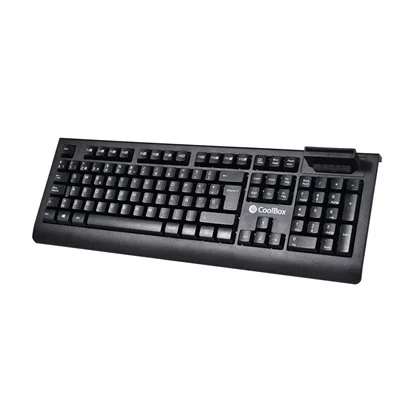 CoolBox COO-TEC04DNI teclado Oficina USB QWERTY Español Negro