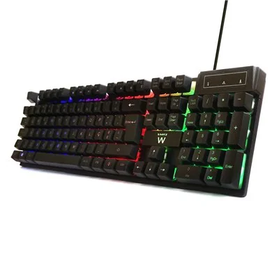 Ewent PL3319 teclado Juego USB QWERTY Portugués Negro