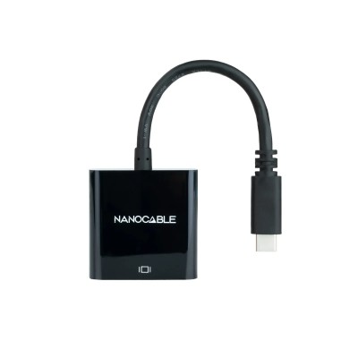 Conversor Nanocable 10.16.4102-BK/ USB Tipo-C Macho - HDMI