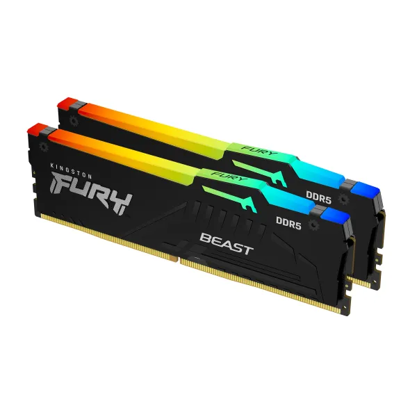 Kingston Technology FURY Beast RGB módulo de memoria 32 GB 2 x 16 GB DDR5 2600 MHz