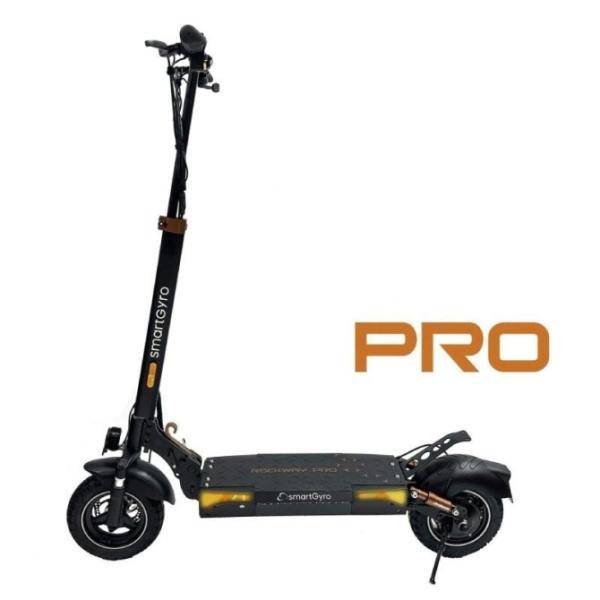 Patinete Eléctrico SmartGyro Rockway PRO Certificado/ Motor 1000W/ Ruedas 10'/ 25km/h /Autonomía 60km/ Negro