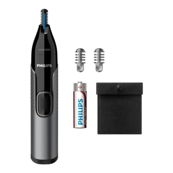 Perfilador Philips Nose Trimmer 3650 Serie 3000/ a Pilas/ 3 Accesorios