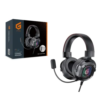 HEADSET JACK 3.5MM GAMING 7.1 ATHAN03B RGB COMPATIBLE PC, PS5