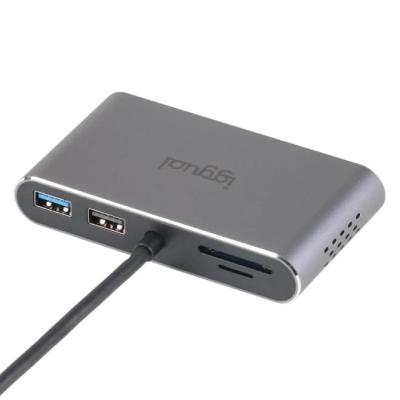 Iggual DOCK USB-C con 2x HDMI/RJ45 Gigabit/1x USB