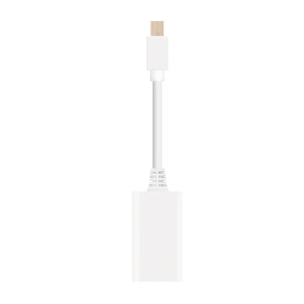 Conversor Nanocable 10.16.0602-W/ Mini DisplayPort Macho - HDMI Hembra/ 15cm/ Blanco