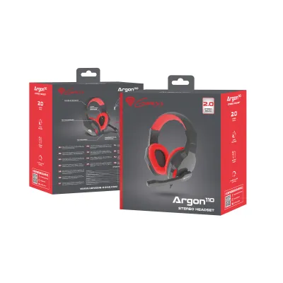 GENESIS Argon 110 Auriculares Alámbrico Diadema Juego Negro