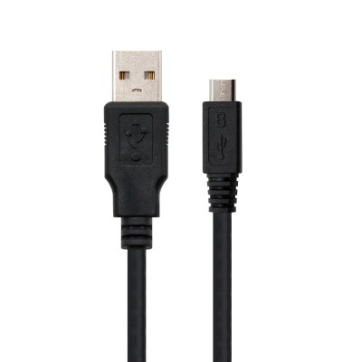 Cable USB 2.0 Nanocable 10.01.0500/ USB Macho - MicroUSB Macho/