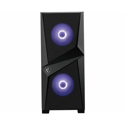 MSI MAG Forge 100M Midi Tower Negro, Transparente