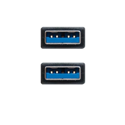 Cable USB 3.0 Nanocable 10.01.1001-BK/ USB Macho - USB Macho/