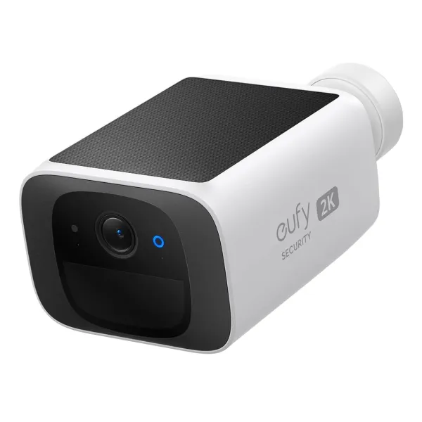 Eufy Security SoloCam S220, Camara vigilancia WiFi Exterior, Camara vigilancia WiFi Exterior Solar,2K resolución, IP67, nessun c