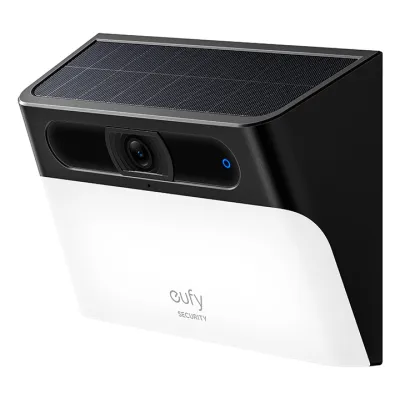 Eufy Cámara solar con luz de pared Security S120, cámara solar