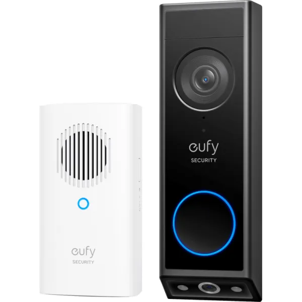 Eufy Security Video Doorbell E340, cámara doble con sistema de control de entregas, 2K Full HD y visión nocturna a color, por ca