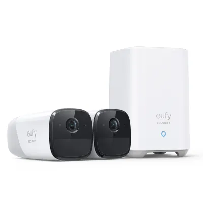 Eufy Camaras de Vigilancia eufyCam 2 Pro, 2K Cámara IP